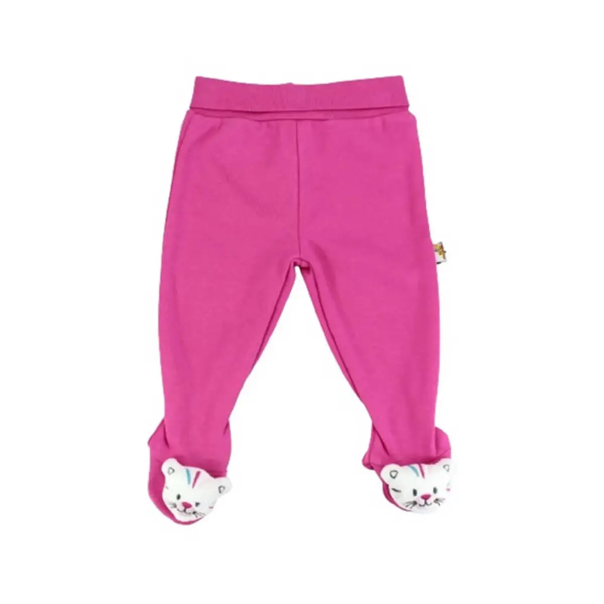 Mini Damla Pantolon Patikli Düz Oyuncaklı Fuşya Mini Damla Pantolon Patikli Düz Oyuncaklı Fuşya