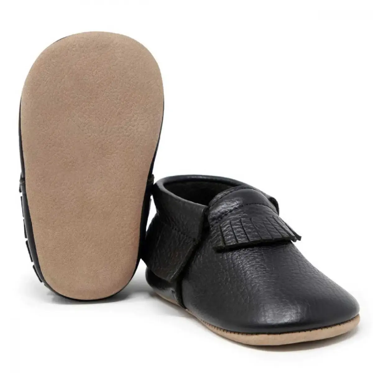 Ella Bonna Bebek Ayakkabısı Hakiki Deri Mokasen Siyah