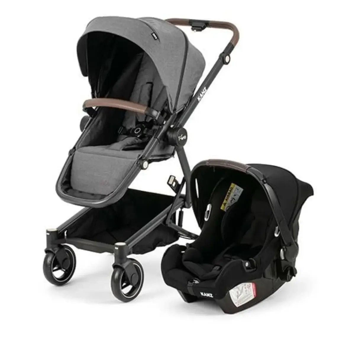 Kanz T-Go Travel Sistem Bebek Arabası Koyu Gri Kanz T-Go Travel Sistem Bebek Arabası Koyu Gri