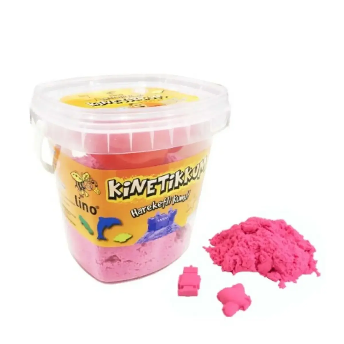 Lino Kinetik Kum 500 Gr Pembe Kova