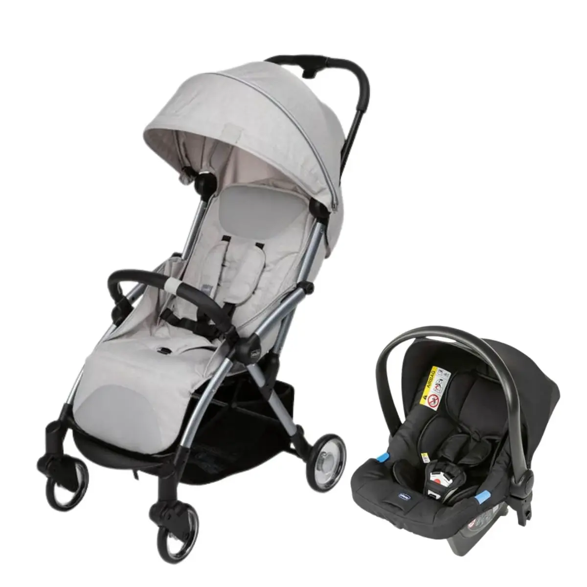 Chicco Duo Goody Plus Travel Sistem Bebek Arabası Grey Mist