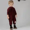 Moi Noi Salopet Kadife Düğmeli Bordo