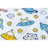 Bebek Nevresim Seti Uzay 3 Parça Çantalı 100x150