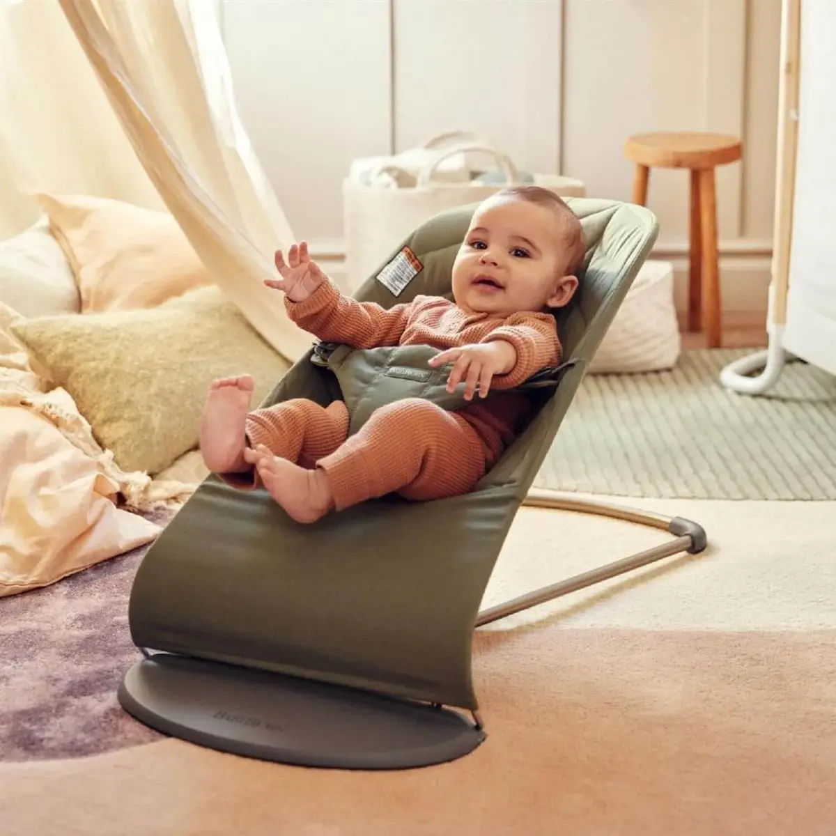 Babybjörn Bliss Ana Kucağı Petal Woven Dark Green