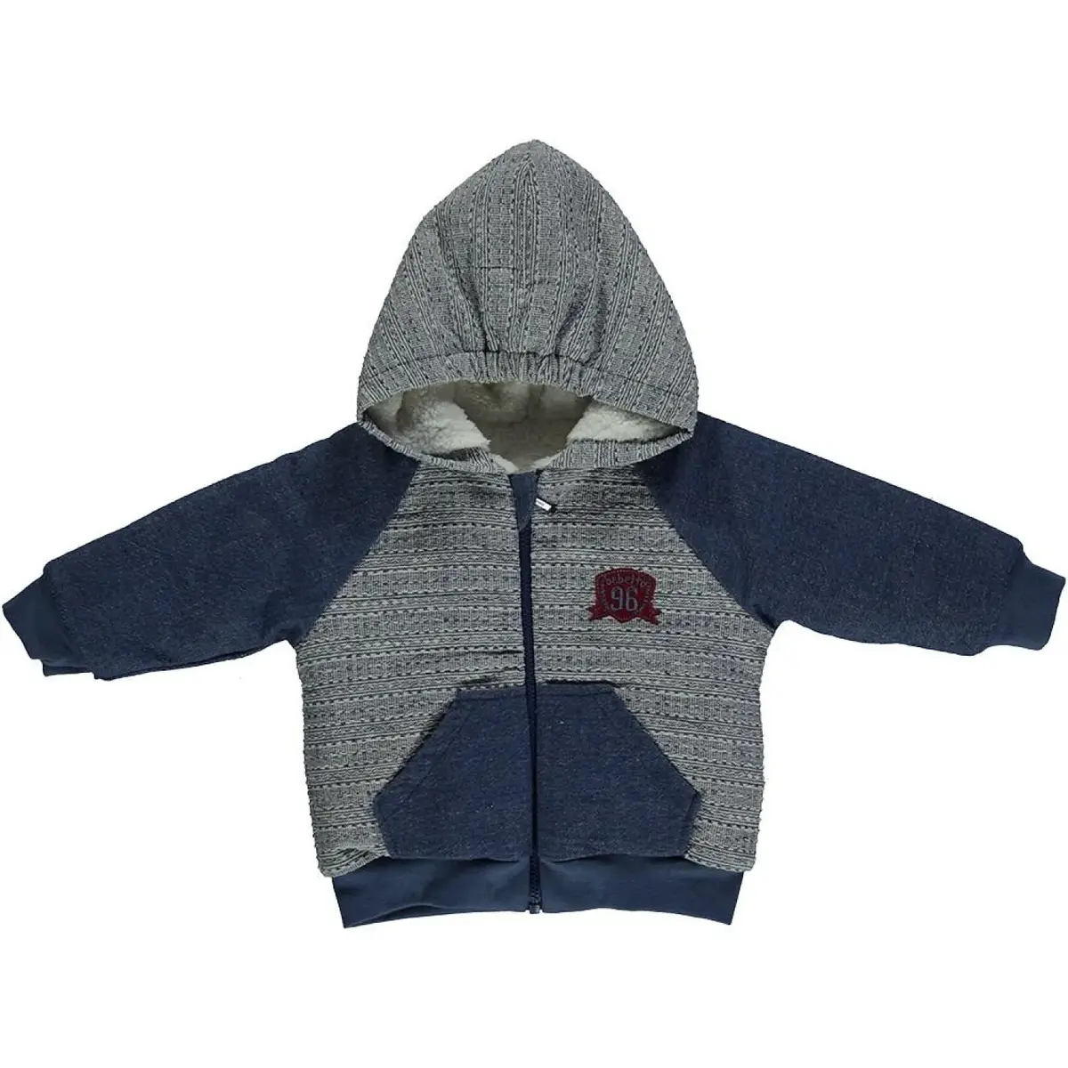 Bebetto Mont Kapüşonlu Dokuma Smart Baby İndigo Bebetto Mont Kapüşonlu Dokuma Smart Baby İndigo