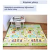 Coolmats Yeşil Parkur-Bulutlar ve Dağlar Oyun Halısı 140x200x1