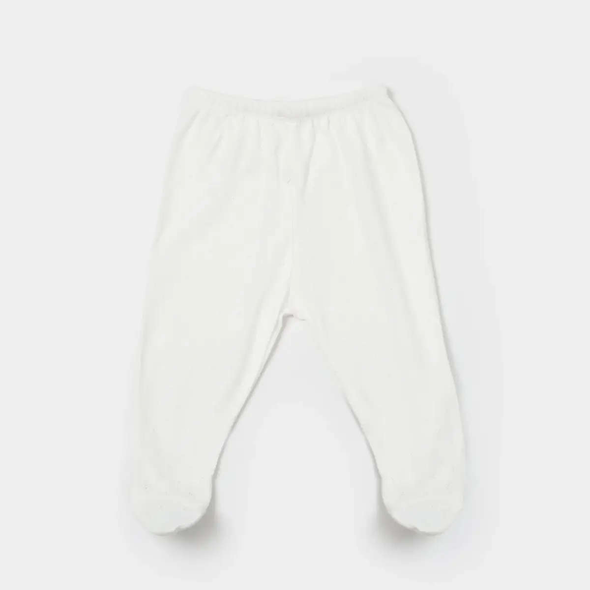 Bibaby Pantolon Patikli 2li Jakarlı Sarı - Ekru