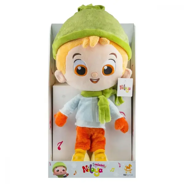 Mete Peluş Bebek Kışlık Müzikli 35 cm