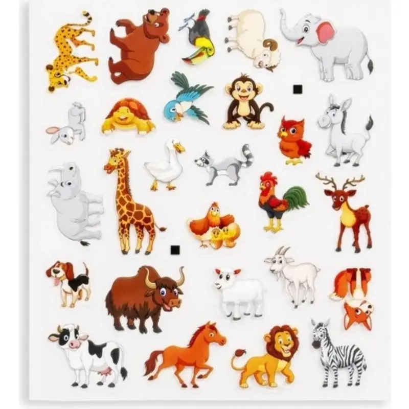 Bitmeyen Sticker Kitabım Hayvanlar