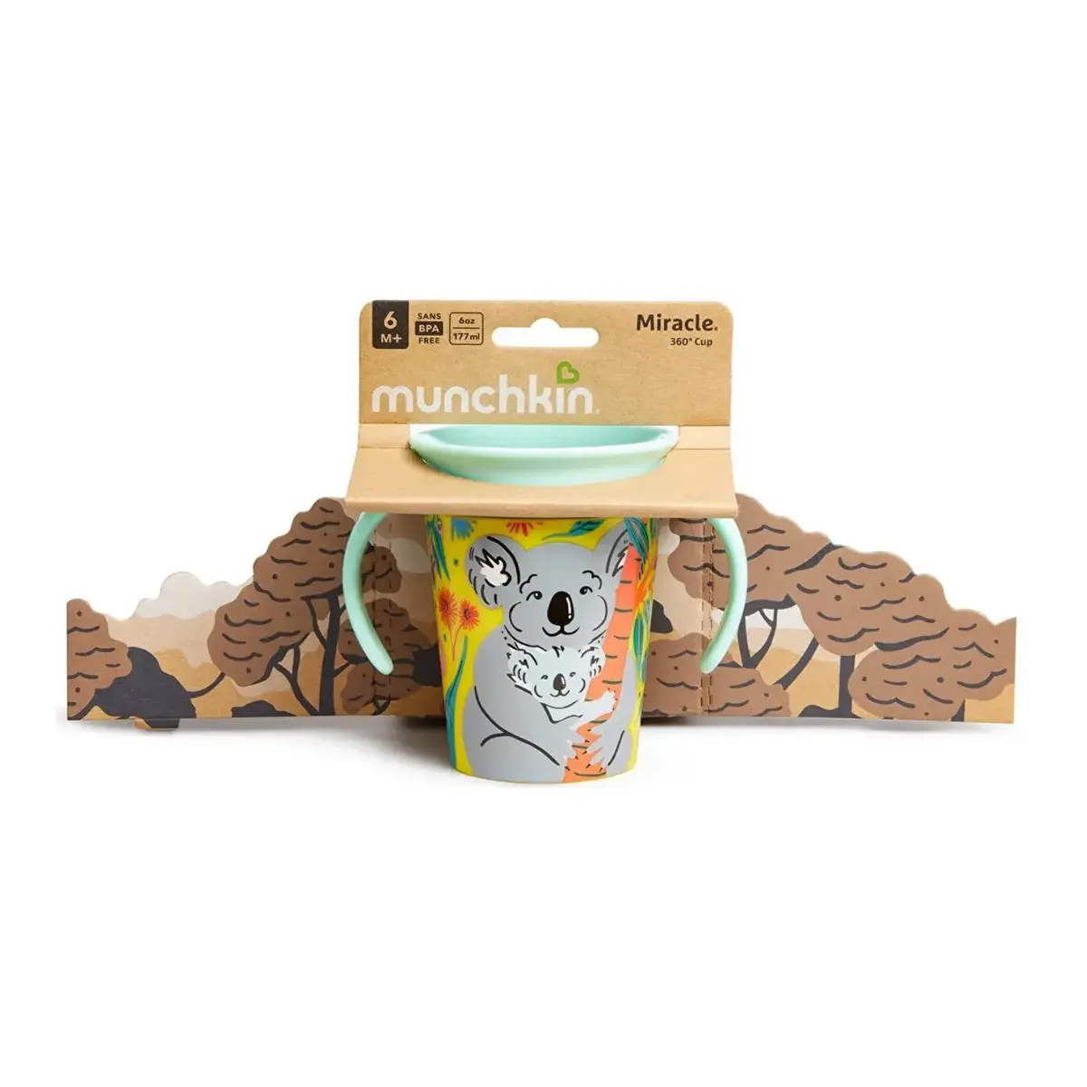 Munchkin Mucize 360° Wildlove Alıştırma Bardağı Koala 6ay+ 177ml 
