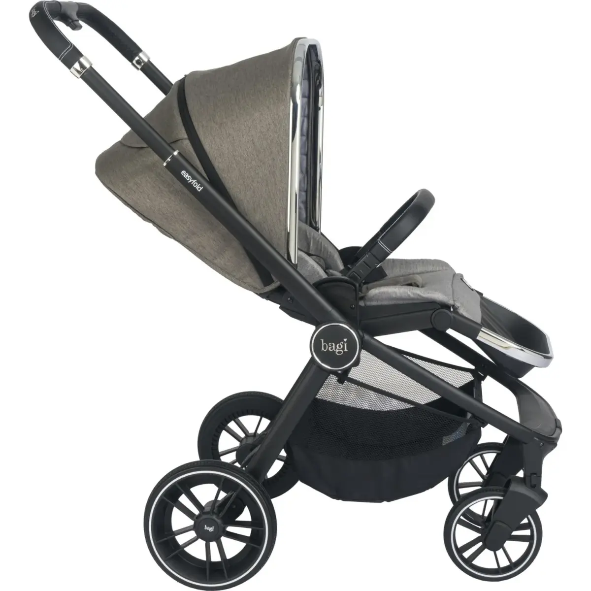 Bagi Easyfold 3S Bebek Arabası Light Grey