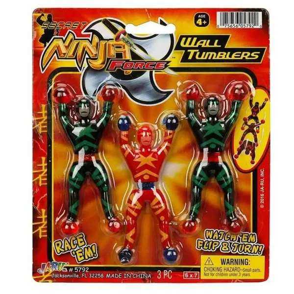 Duvara Yapışan Taklacı Ninja 3 Lü