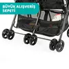 Chicco Ohlala İkiz Bebek Arabası Black Night