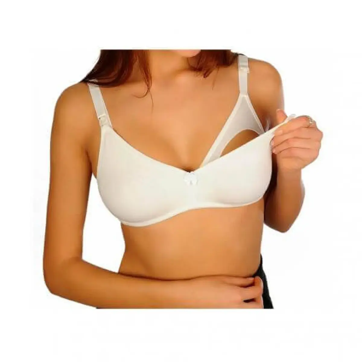 SafeMom Klasik Emzirme Sütyeni Krem SafeMom Klasik Emzirme Sütyeni Krem