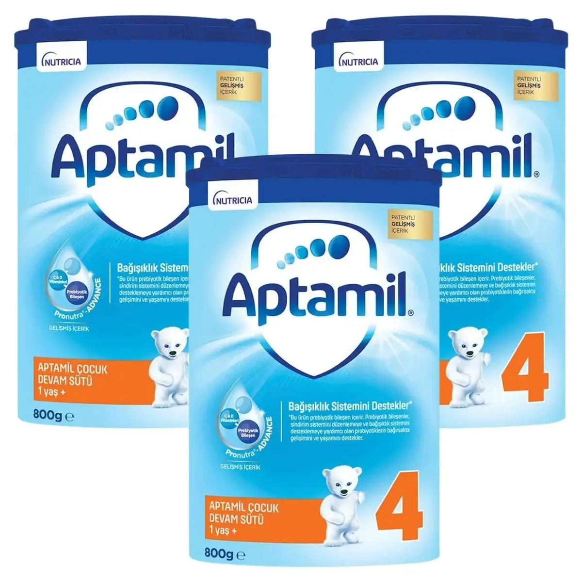 Aptamil 4 Devam Sütü 800 gr x3