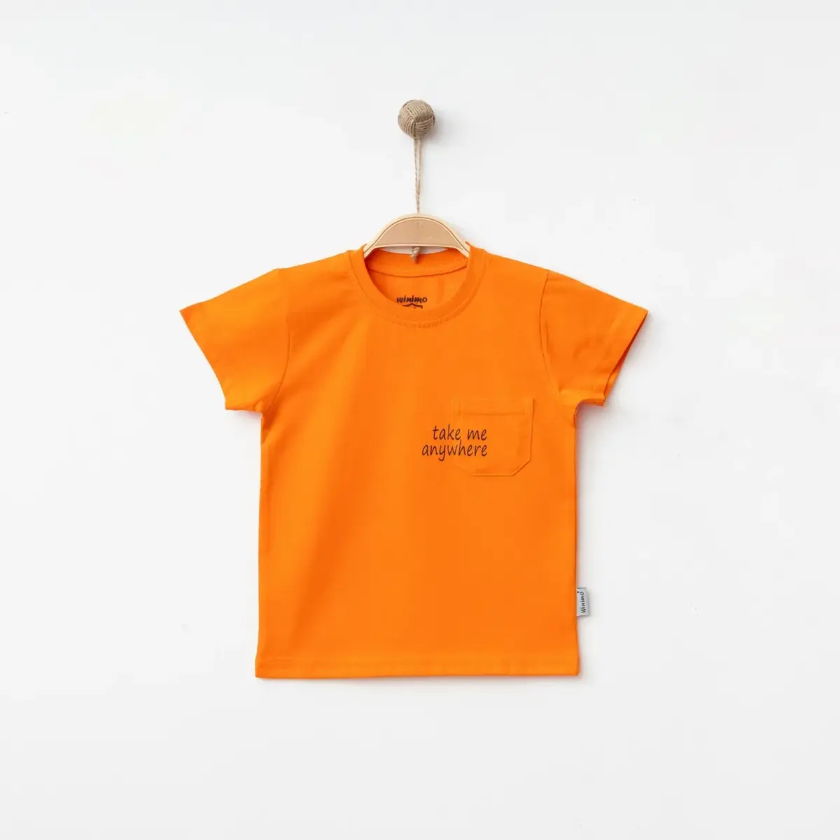 Winimo T-Shirt Take Me Baskılı Turuncu
