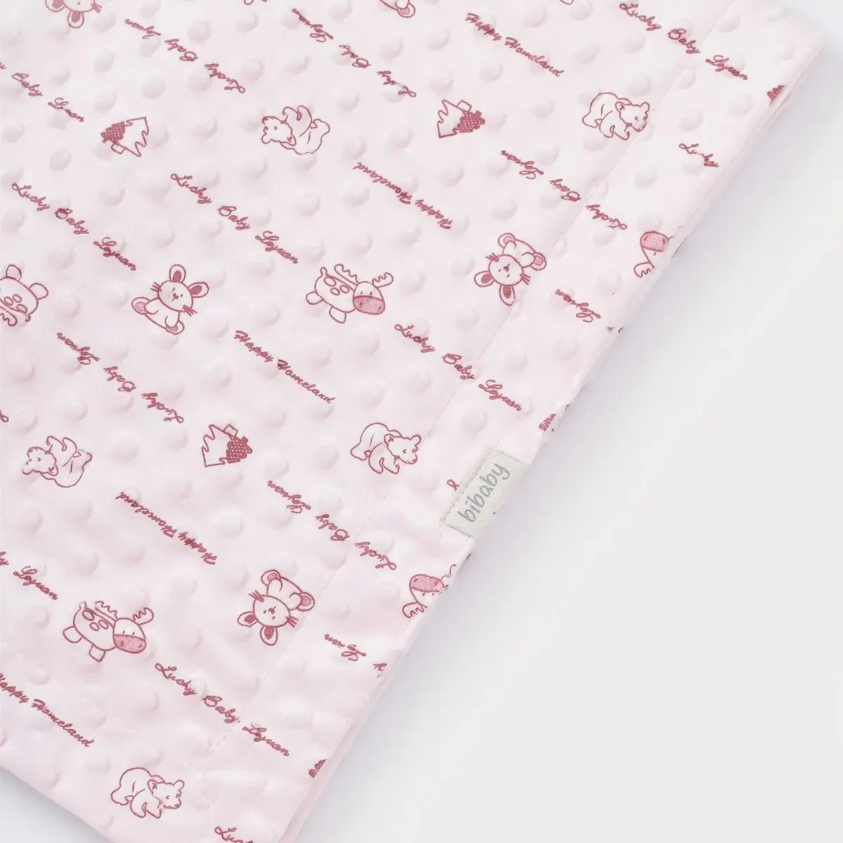 Bibaby Battaniye Desenli Küçük Boy Scoop Pembe Bibaby Battaniye Desenli Küçük Boy Scoop Pembe