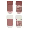 Bistyle Çorap Soket Havlu 2li Kaymaz Point Girl Pudra - Pembe