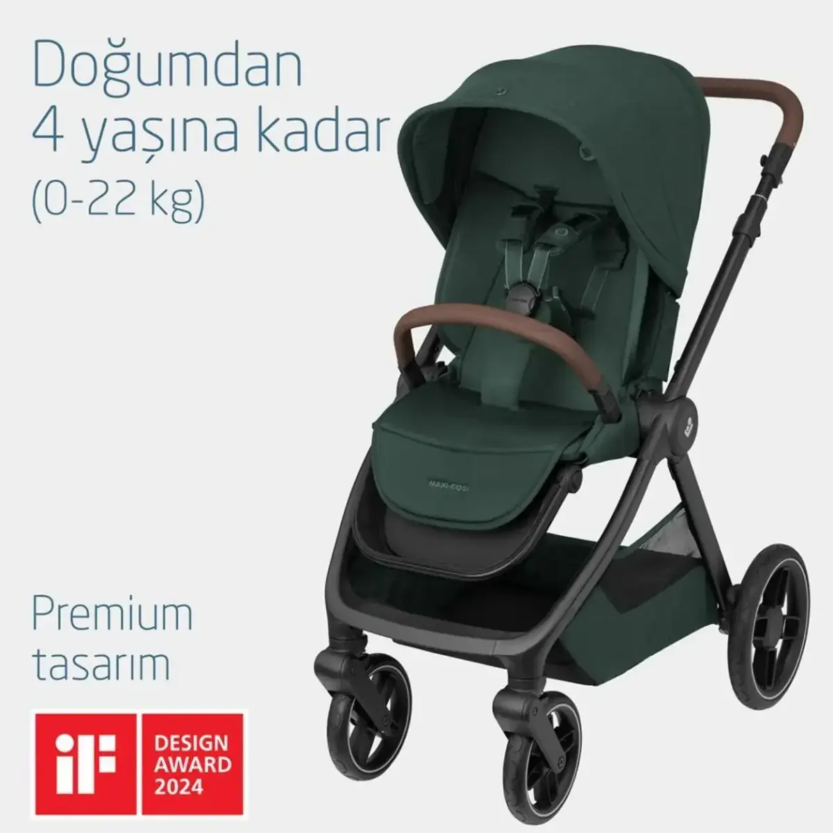Maxi-Cosi Oxford Bebek Arabası Twillic Green