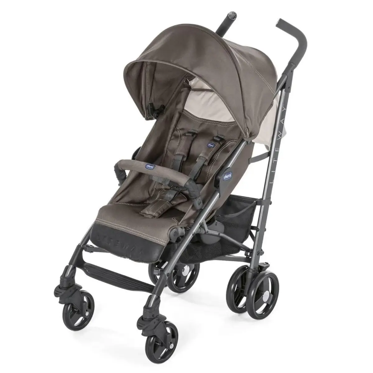 Chicco Lite Way 3 Top Bebek Arabası Dove Grey