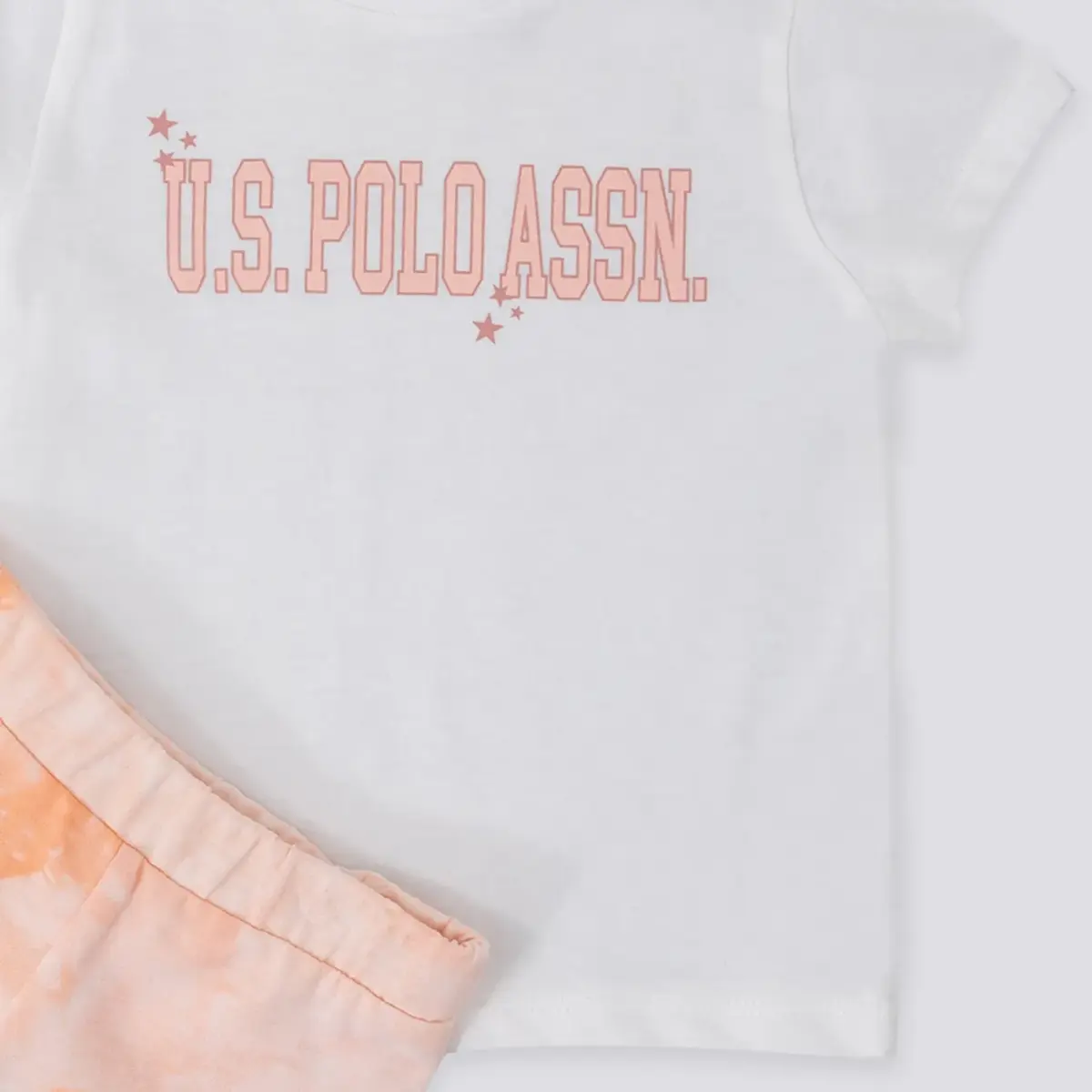 U.S. Polo 2li Takım T-Shirt Krem - Somon