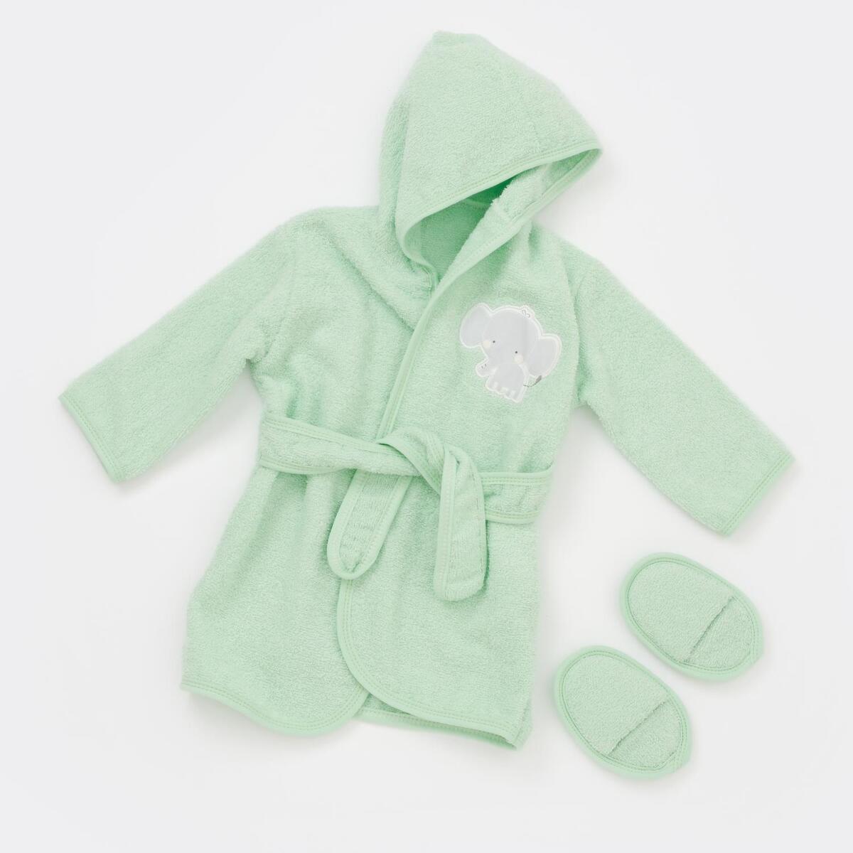 Bibaby Bornoz Takımı Mini Elephant Yeşil