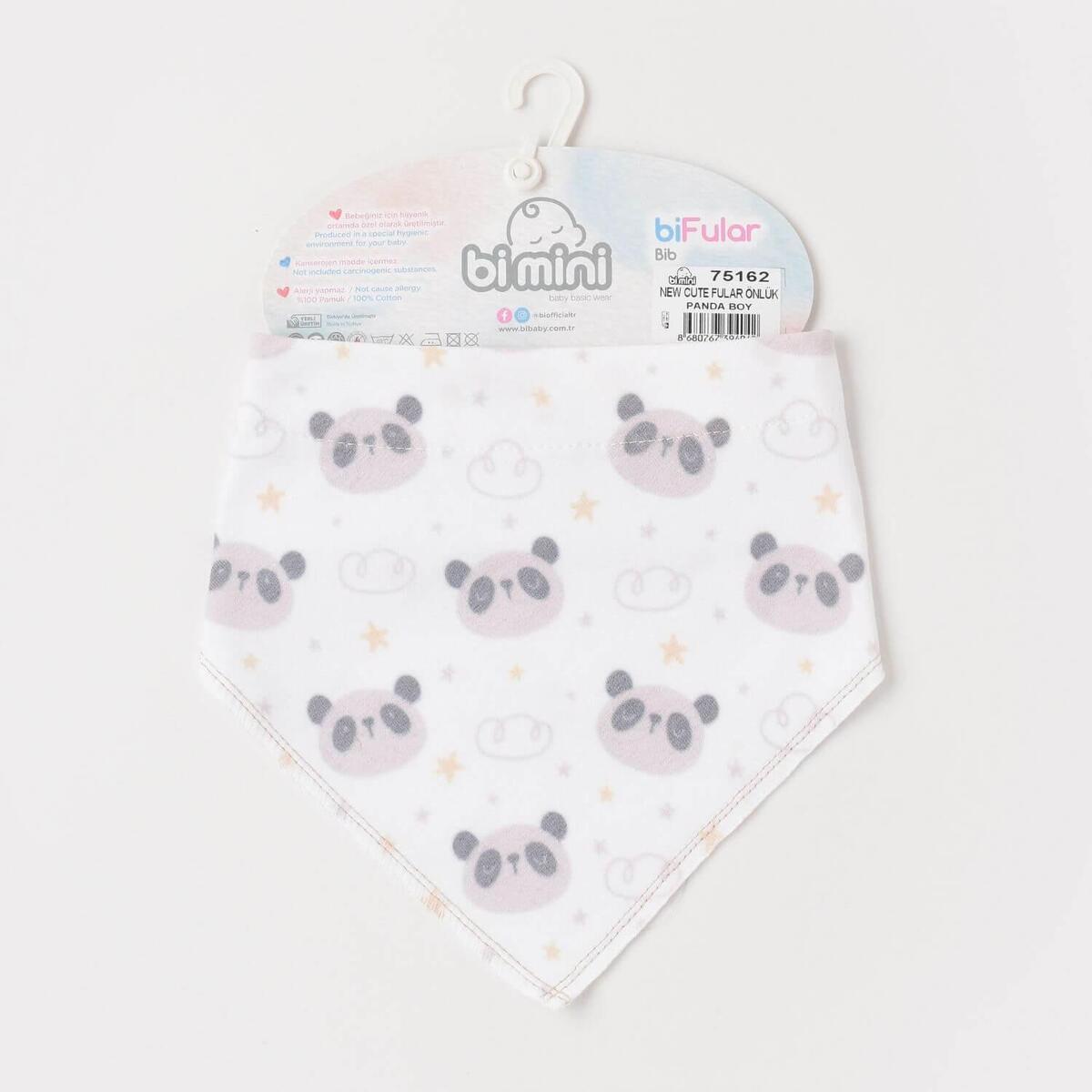 Bibaby Fular Önlük Bimini New Cute Panda Boy