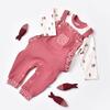 Bibaby Organik Salopet Tulum Little Love Rose Dry