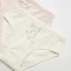 Natuline Organik Külot Likralı Spring Bird 2li Pembe - Ekru