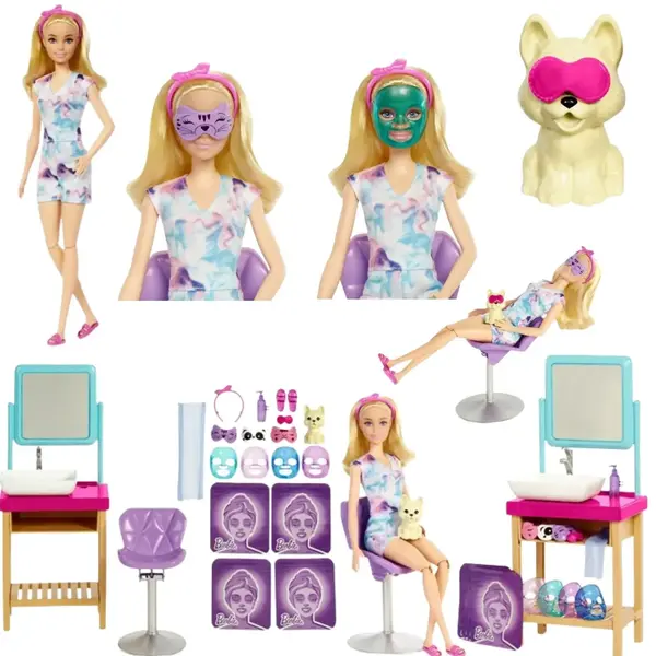 Barbie Welness Işıltı Dolu Spa Günü Oyun Seti