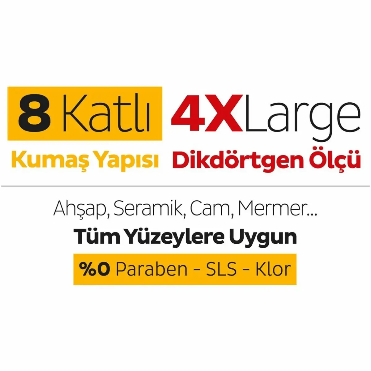 Sleepy Yer Temizlik Havlusu Çamaşır Suyu Mop Uyumlu 50li