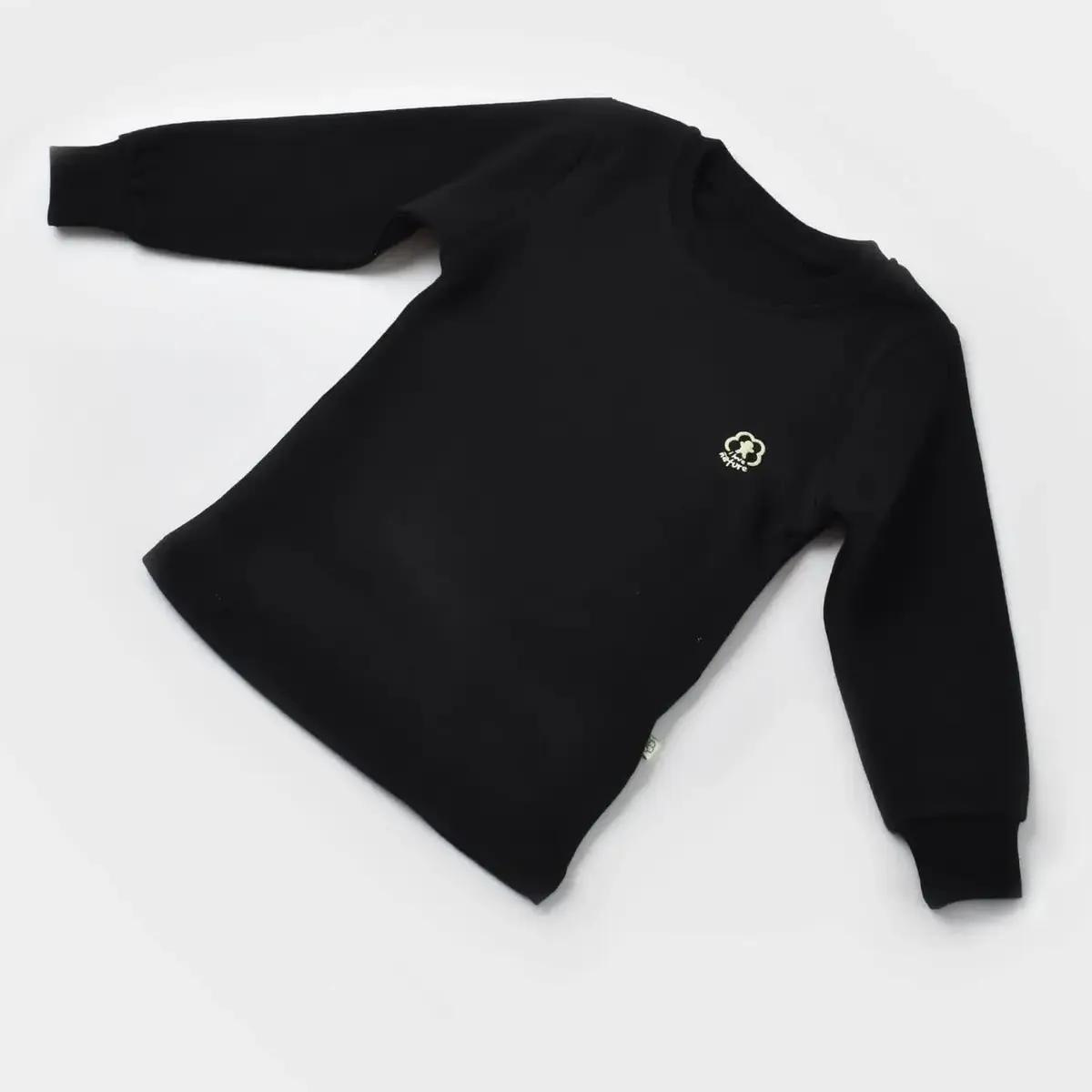 Bibaby Organik Sweatshirt A Little Basic Siyah
