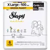 Sleepy Bebek Bezi Natural 6 Numara Xlarge 100lü Gross Paket