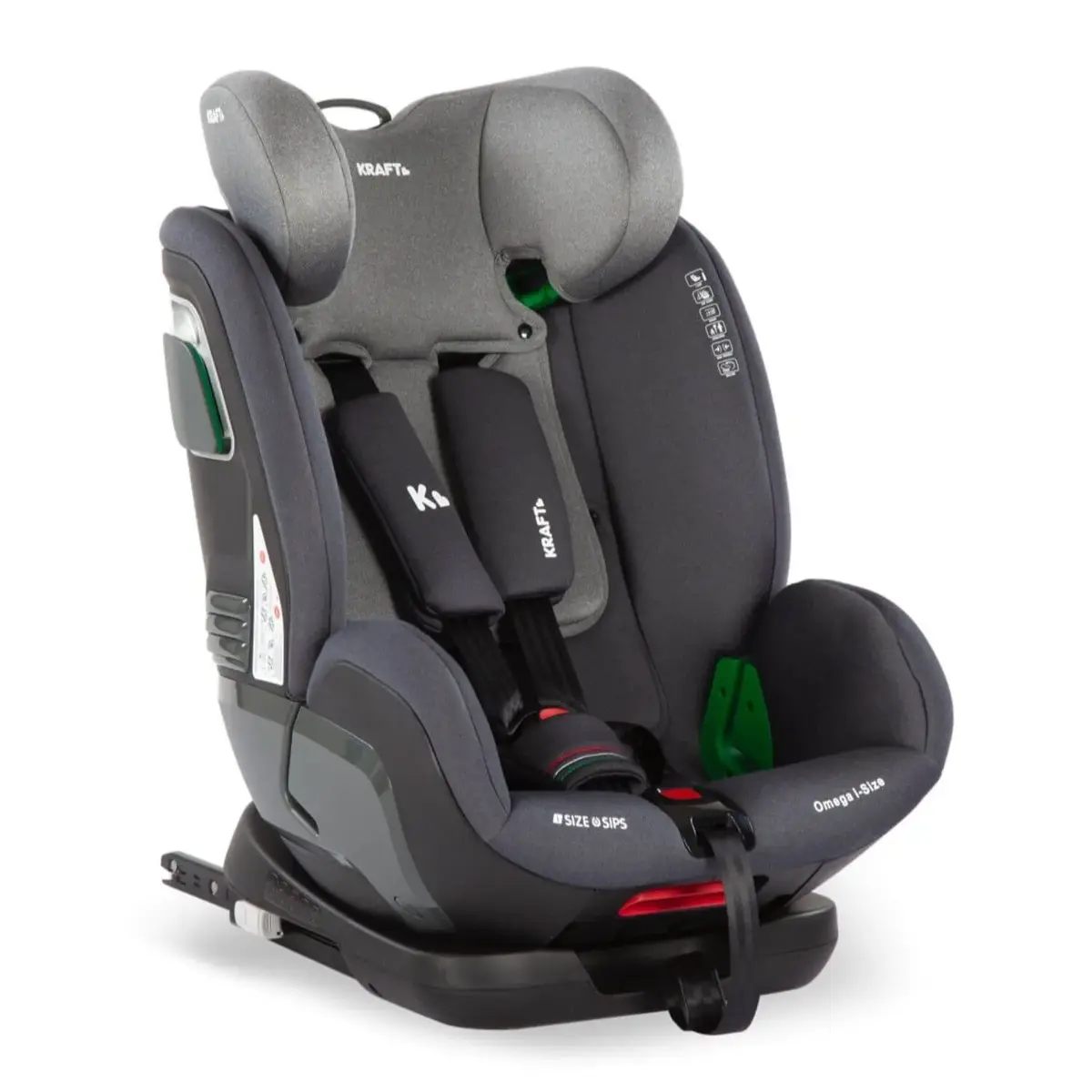 Kraft Omega I-Size Oto Koltuğu 9-36 Kg Light Grey