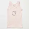 Natuline Organik Atlet Likralı Spring Bird 2li Pembe - Ekru