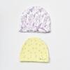 Bibaby Organik Şapka 2li Love You Yellow Lavender