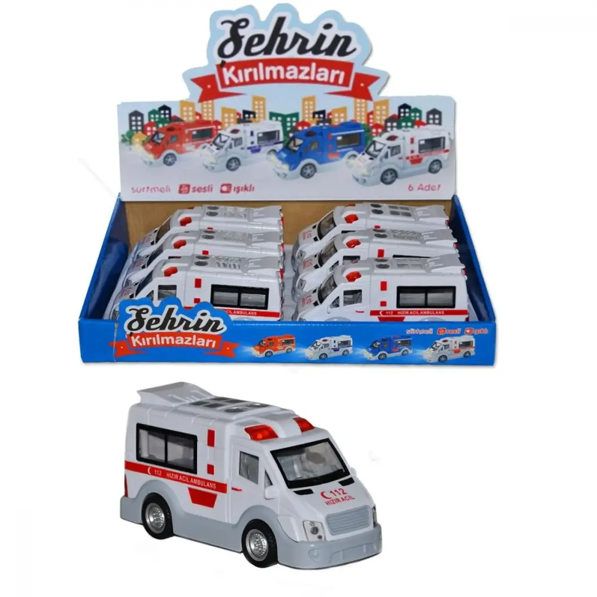 Kırılmaz Ambulans Pilli Büyük