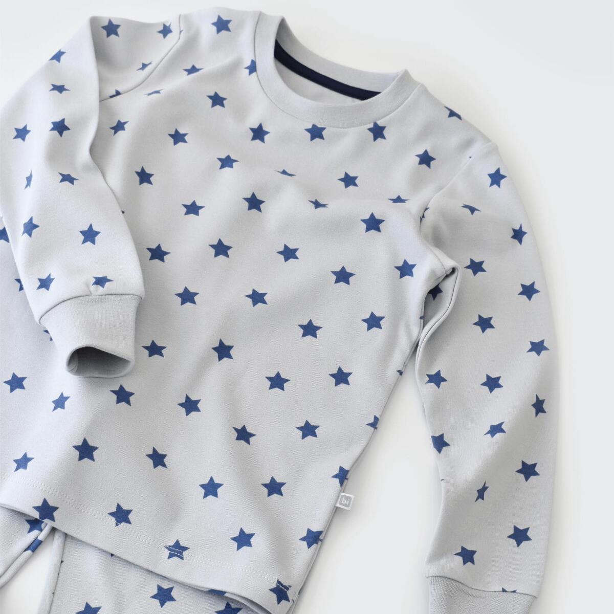 Bibaby Pijama Takımı Starry Nights Gri
