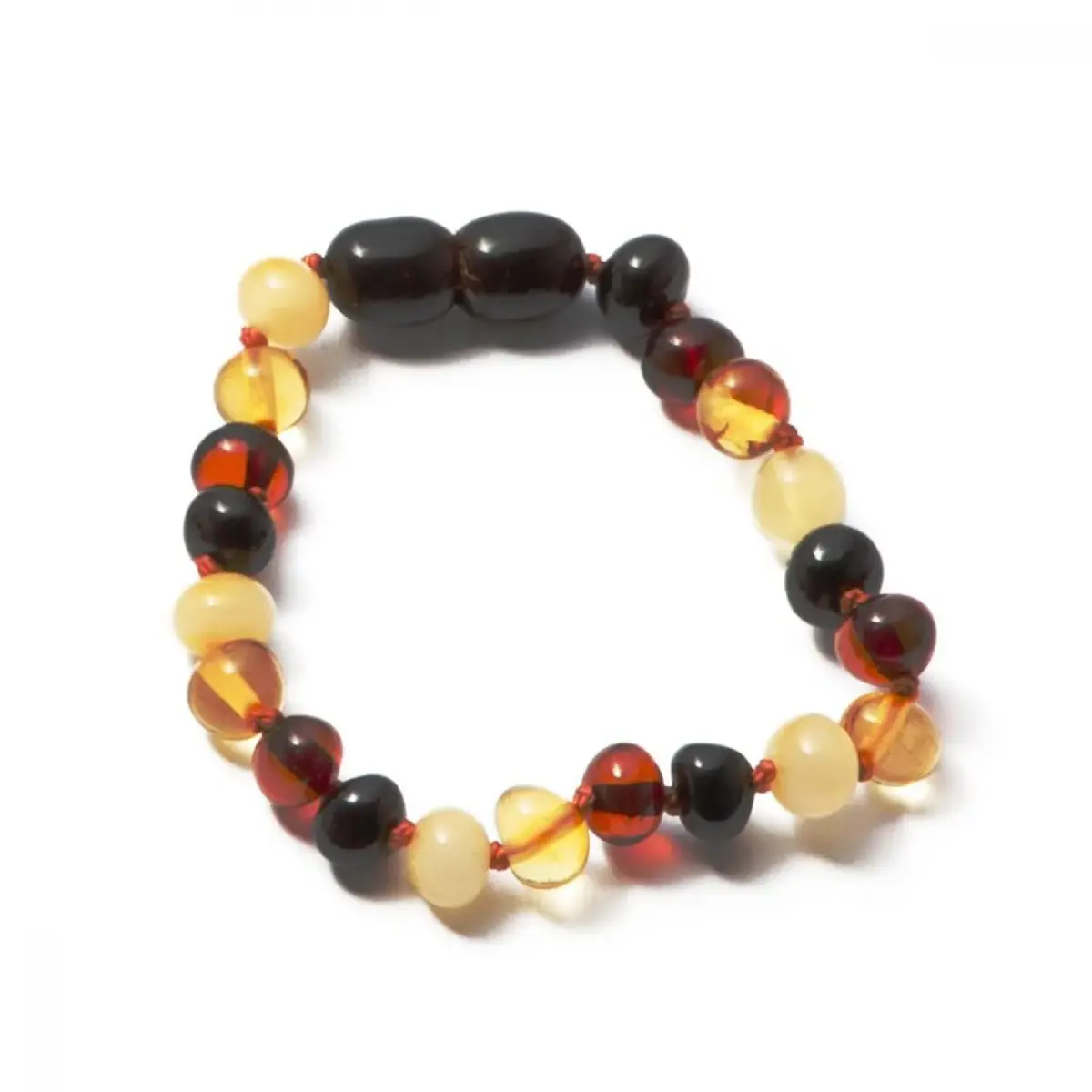 Babyjem Kehribar Bebek Bilekliği Multicolor