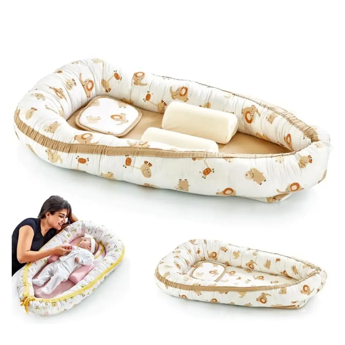 Baby Jem Anne & Baba Yanı Yatağı Yeşil