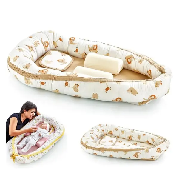 Baby Jem Anne & Baba Yanı Yatağı Yeşil