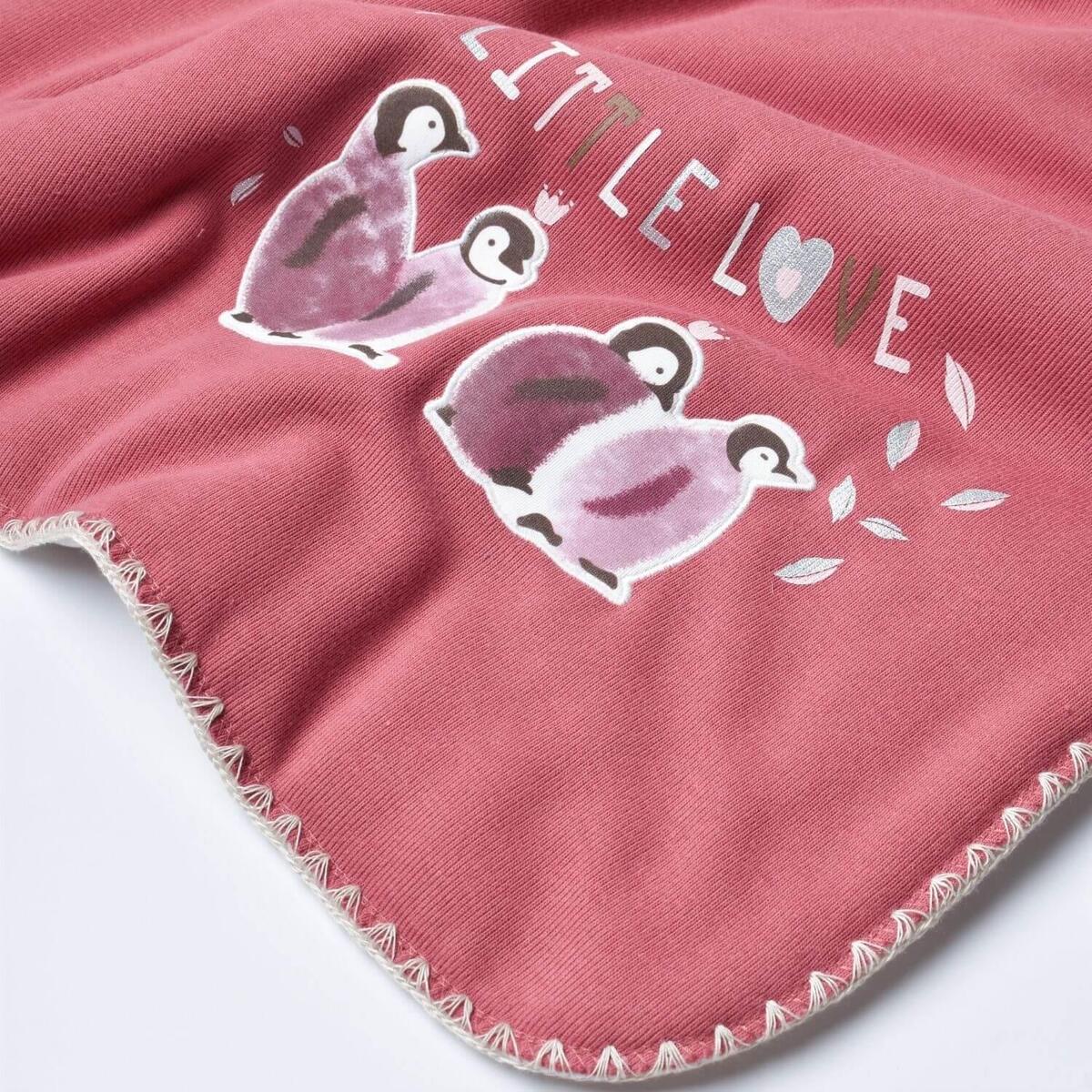 Bibaby Organik Battaniye Little Love Rose Dry