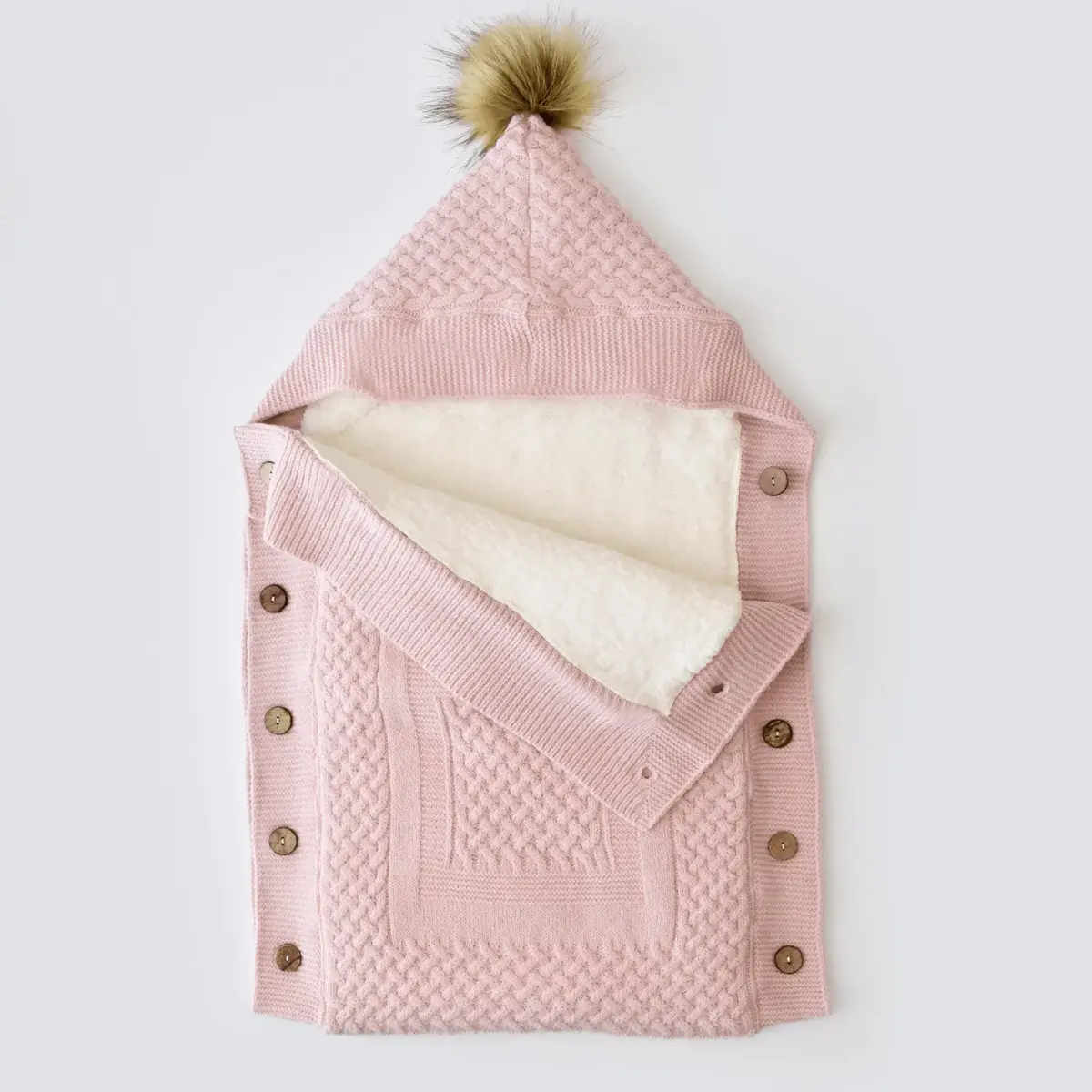 Bibaby Kundak Triko Elegance Pembe