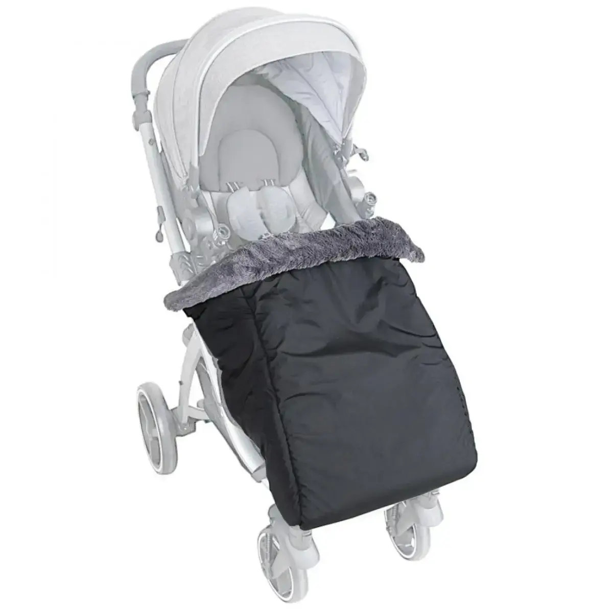 Ubeybi Bebek Arabası ve Puset Ayak Örtüsü Siyah