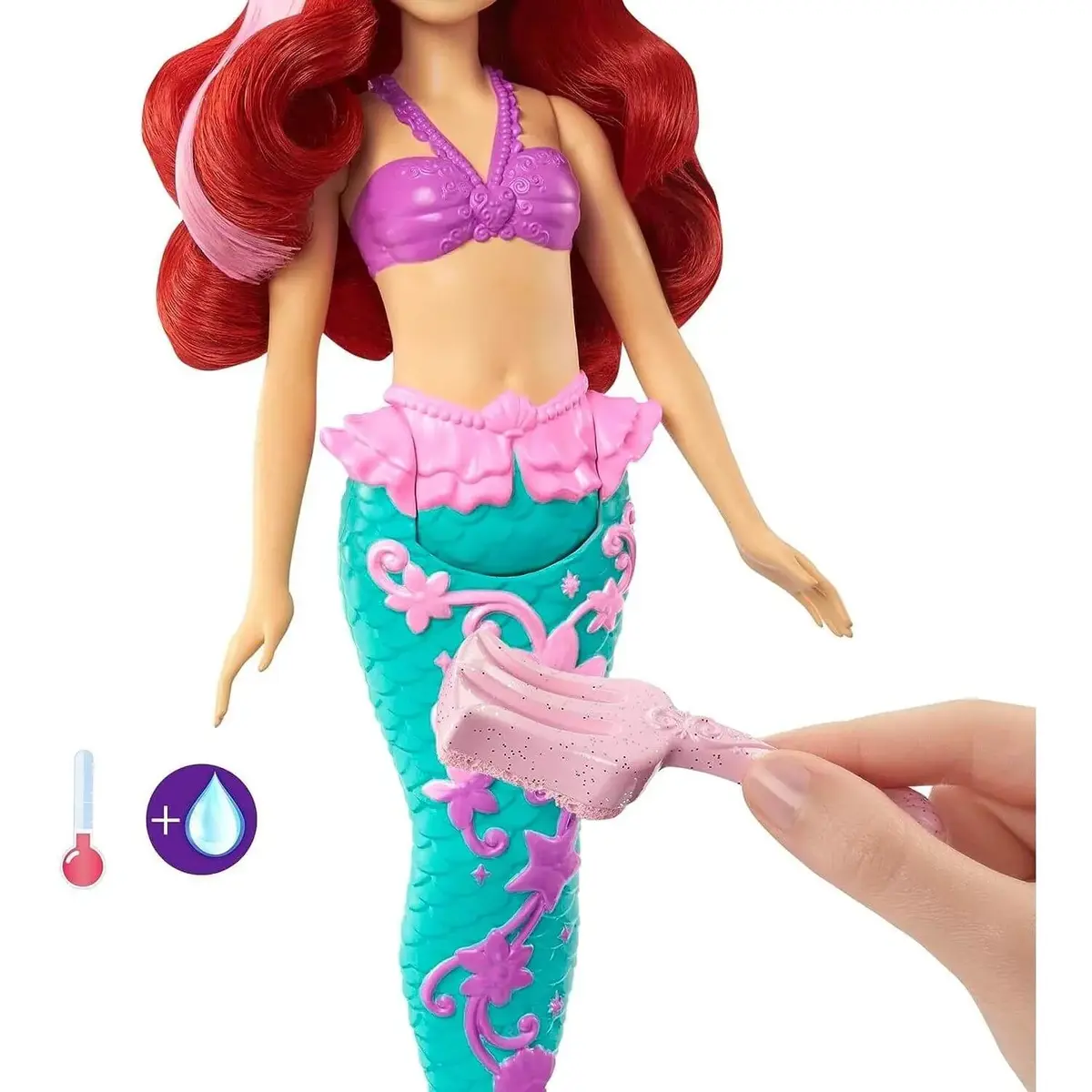 Disney Prenses Muhteşem Renk Değiştiren Saçlı Deniz Kızı Ariel