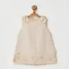Andy Wawa Elbise Pompom Vanilla Cream Ekru