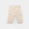 Bibaby Organik Pantolon Patiksiz Hello Safari Ekru - Kiremit