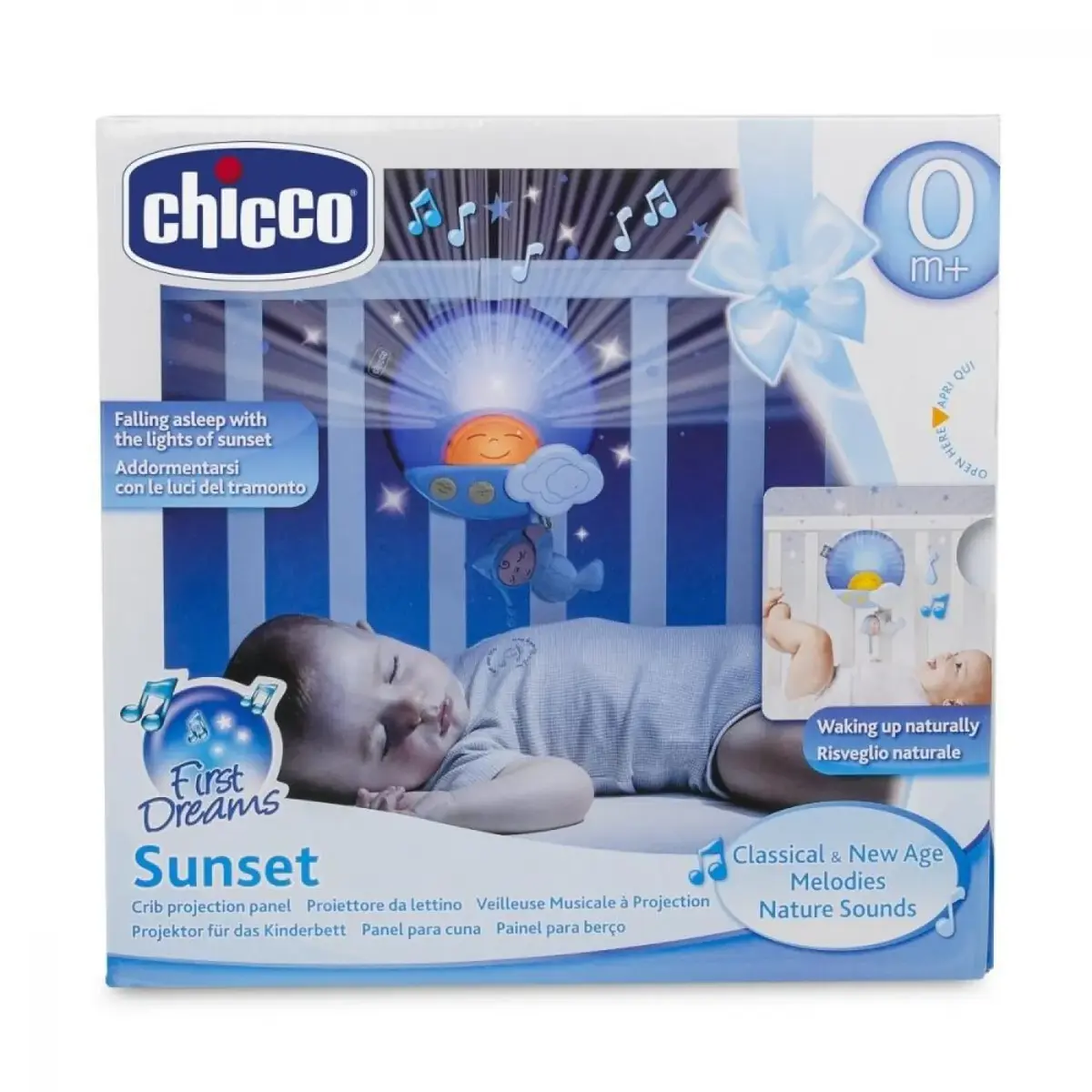 Chicco Sunset Tavan Projektörü Mavi