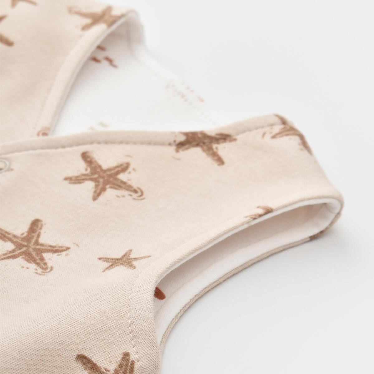 Bibaby Organik Yelek Magic Starfish Latte