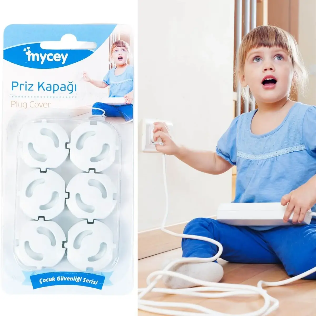 Mycey Priz Kapağı 6lı